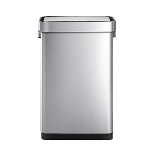 Touchless Motion Sensor Trash Can, 13.2 Gallon, Brushed Stainless Steel K748461