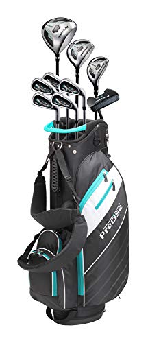 Men's Complete Golf Clubs Package Set with Titanium Driver, Irons, Putter, Bag V954