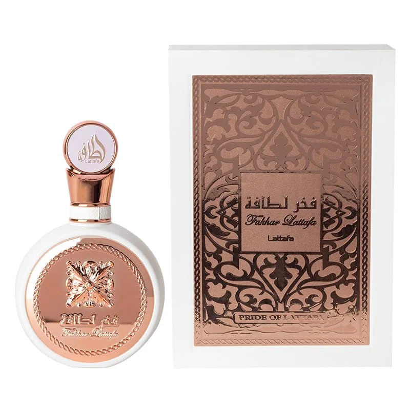 Fakhar Rose Perfumes For Women Ladies Perfume Spray EDP Eau De Parfum Natural Oriental Middle Eastern Arabian Fragrances 100mL 3.4 Fl Oz