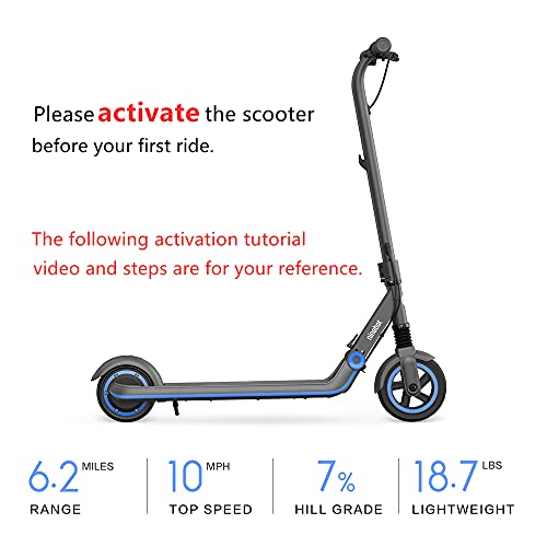 Electric Scooter for Kids 6-14, Adjustable Handlebar, Up to 132 lbs U579989