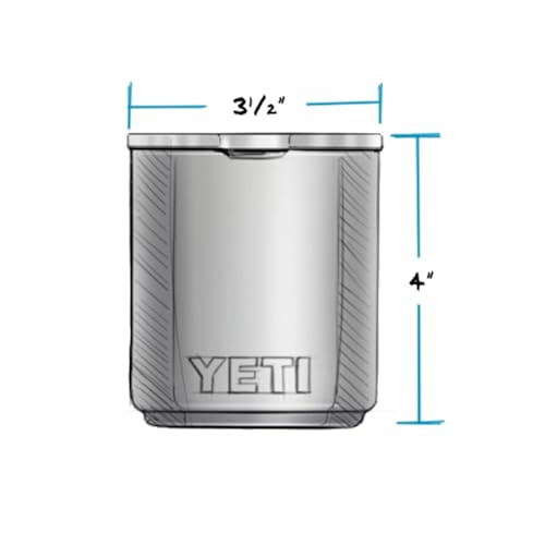 Vacuum Insulated Stainless Steel Stackable Lowball with Lid, 10 oz V4889