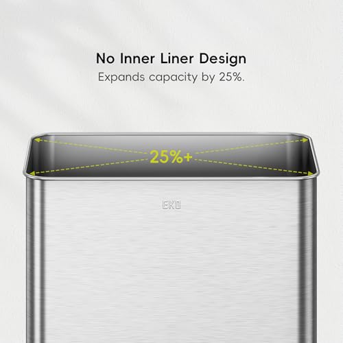 Touchless Motion Sensor Trash Can, 13.2 Gallon, Brushed Stainless Steel K748461