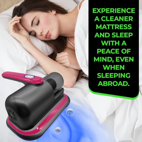 Cordless Mattress Vacuum Cleaner for Deep Cleaning, Red K99962