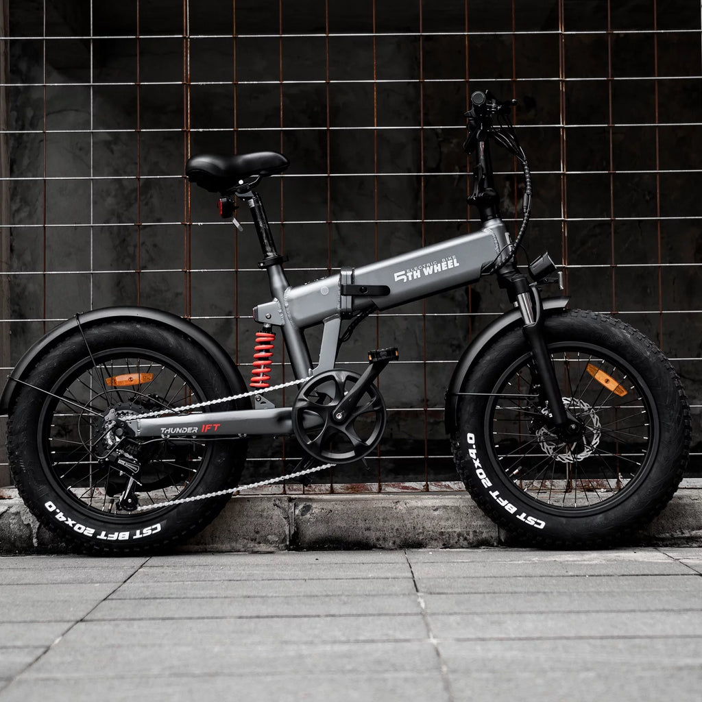 20" Fat Tire Foldable Electric Bike with 500W Motor and Removable Battery W7216