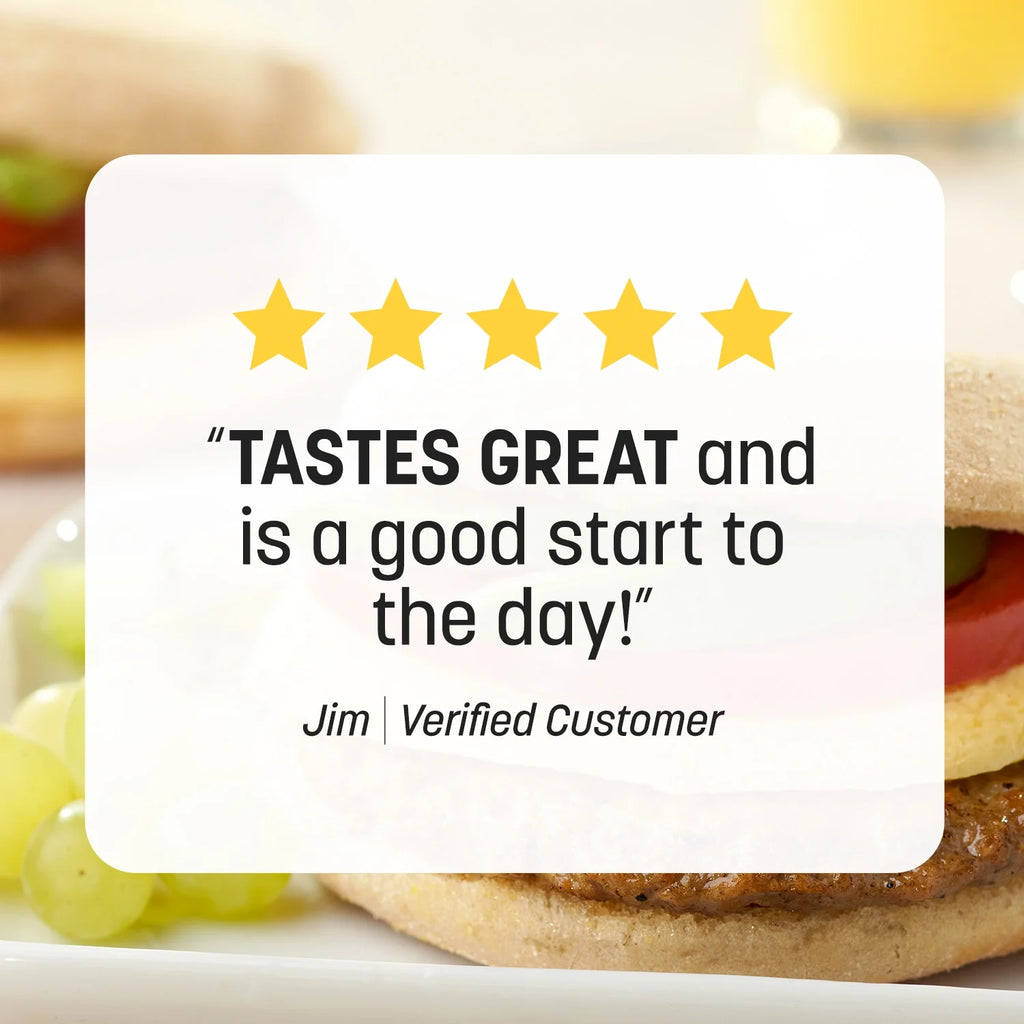 Turkey Sausage & Egg Muffin Frozen Breakfast Sandwiches, 18 Count L407204