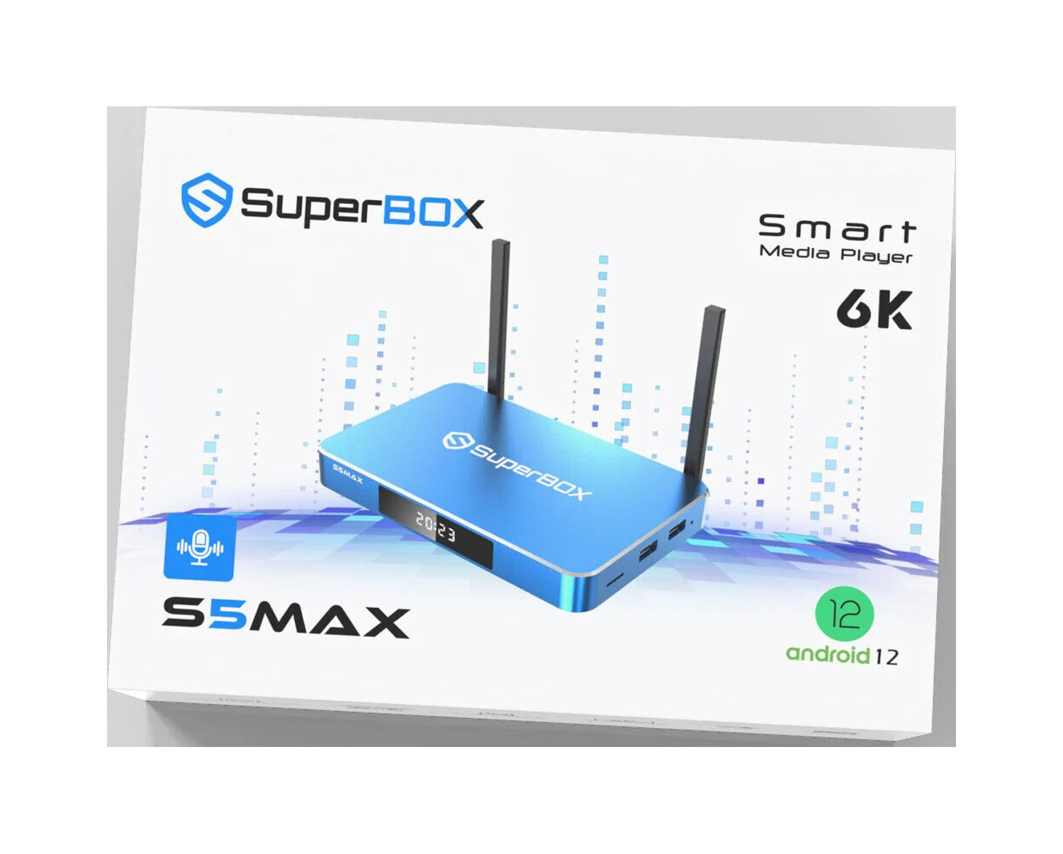 Superbox S5 Max 6k HD with mini Backlit keyboard 8k hd cable 64g usb flash driver M31259
