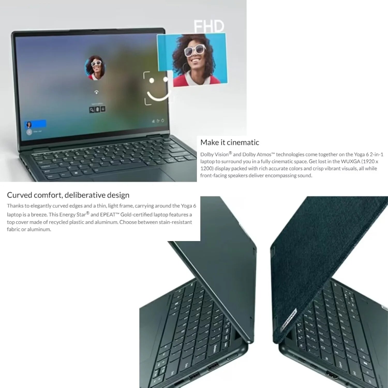 2-in-1 Touchscreen Laptop 13.3" 8GB RAM 1TB SSD AMD Ryzen 5 Windows 11 P437