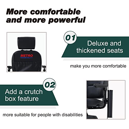 4-Wheel Electric Mobility Scooter for Adults with Swivel Seat Q1211