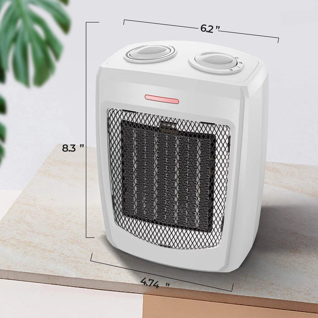 Ceramic Space Heater with Thermostat for Home and Office C1249
