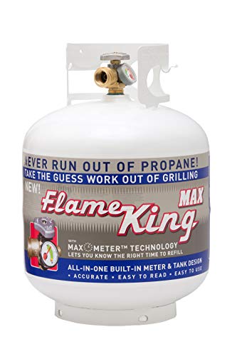 20 lb Steel Propane Tank Cylinder with 2-Pack Refillable 1LB Propane Cylinders Z655