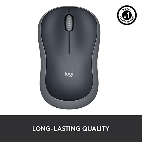 Wireless Mouse, 2.4GHz with USB Receiver, 12-Month Battery Life O87248