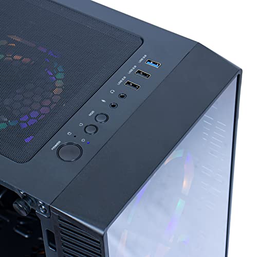 Gaming PC Desktop Computer, AMD Ryzen 5 4500, RTX 3060, 16GB DDR4, 500GB SSD, Windows 11 Pro X6645