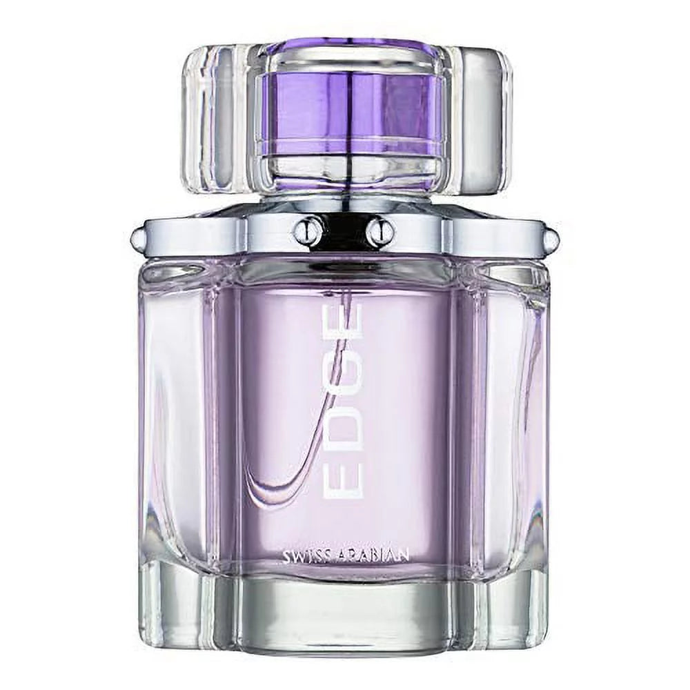 EDGE Women Eau de Parfum 100mL | Delicate Freesia and Unique Aroma of Deep Roses Fragrance | Peony Jasmine Rose Sandalwood White Musk | by Oud Perfume Artisan Swiss Arabian | Cologne Spray