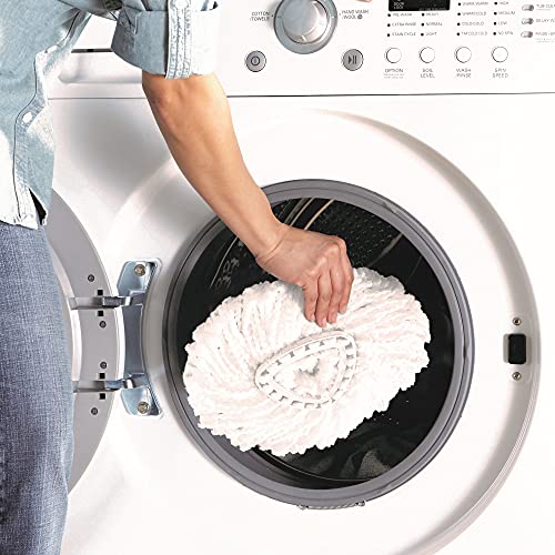 Microfiber Spin Mop and Bucket Cleaning System U86143