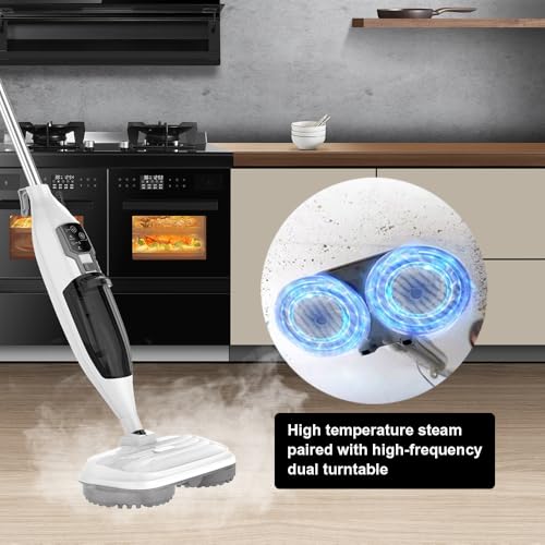 Steam Mop with 13 Accessories for Hard Floors, 550ml Capacity D33649