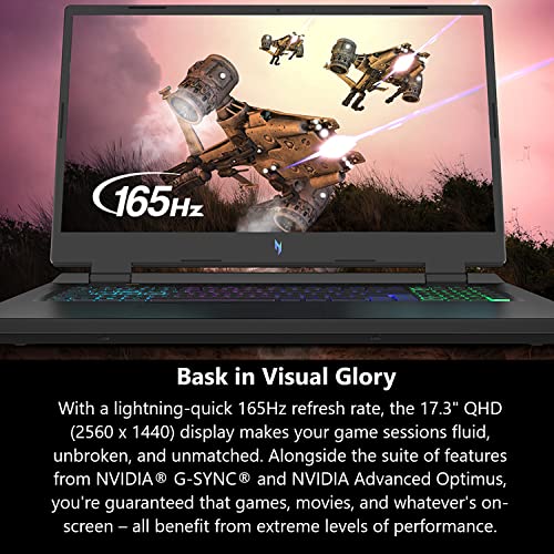 Gaming Laptop 17.3" QHD 165Hz, 64GB RAM, 2TB SSD R750