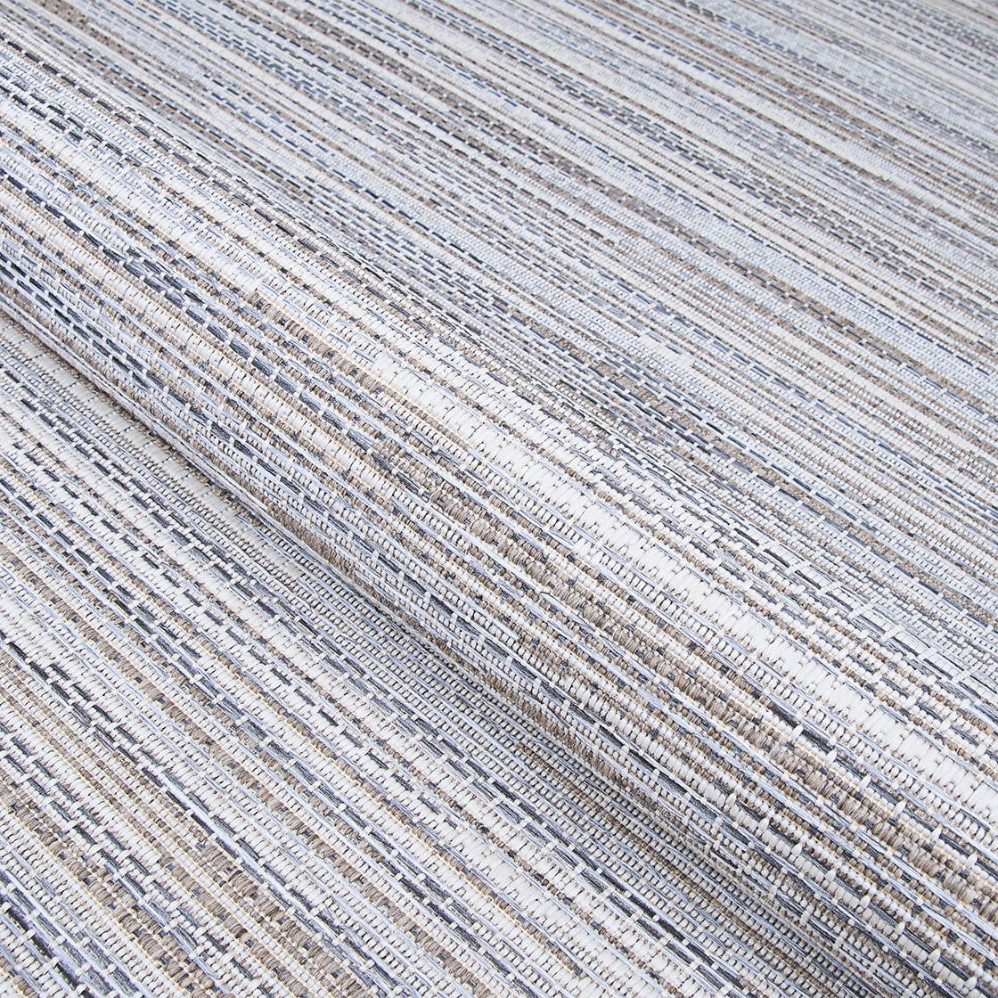 Indoor/Outdoor Area Rug, 3'9" x 5'5", Taupe-Champagne H9197
