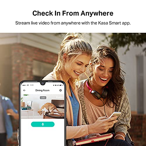 Indoor Pan/Tilt Smart Security Camera, 1080p HD with Night Vision and Motion Detection C1819