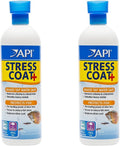 (2 Pack) API Stress Coat Fish and Tap Water Conditioner, 16-Ounce (Treats 946 Gallons) each