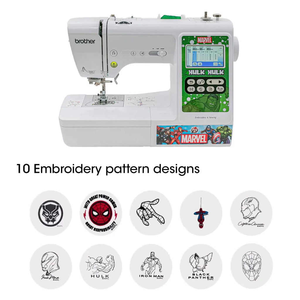 Sewing Starter Kit with Computerized Sewing & Embroidery Machine and 26 Thread Spools T59553