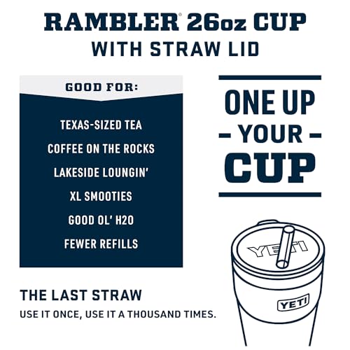 26 oz Vacuum Insulated Stainless Steel Straw Cup B223598