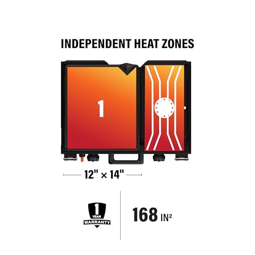 Camping Griddle with Side Burner P986