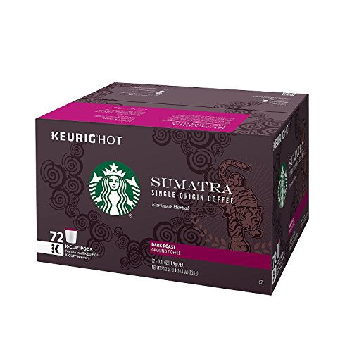 Starbucks K-Cup Coffee Pods—Dark Roast Coffee—Caffè Verona for Keurig Brewers—100% Arabica—1 box (40 pods)