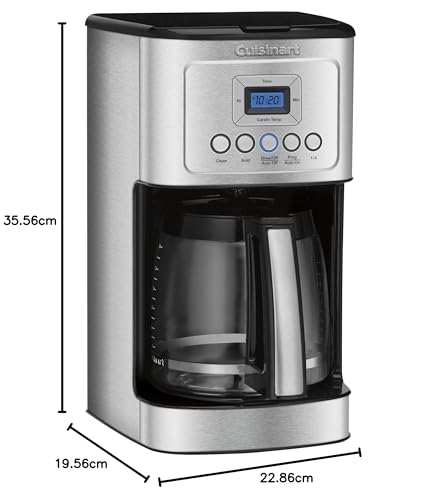 14-Cup Coffee Maker with Glass Carafe, Stainless Steel W5053