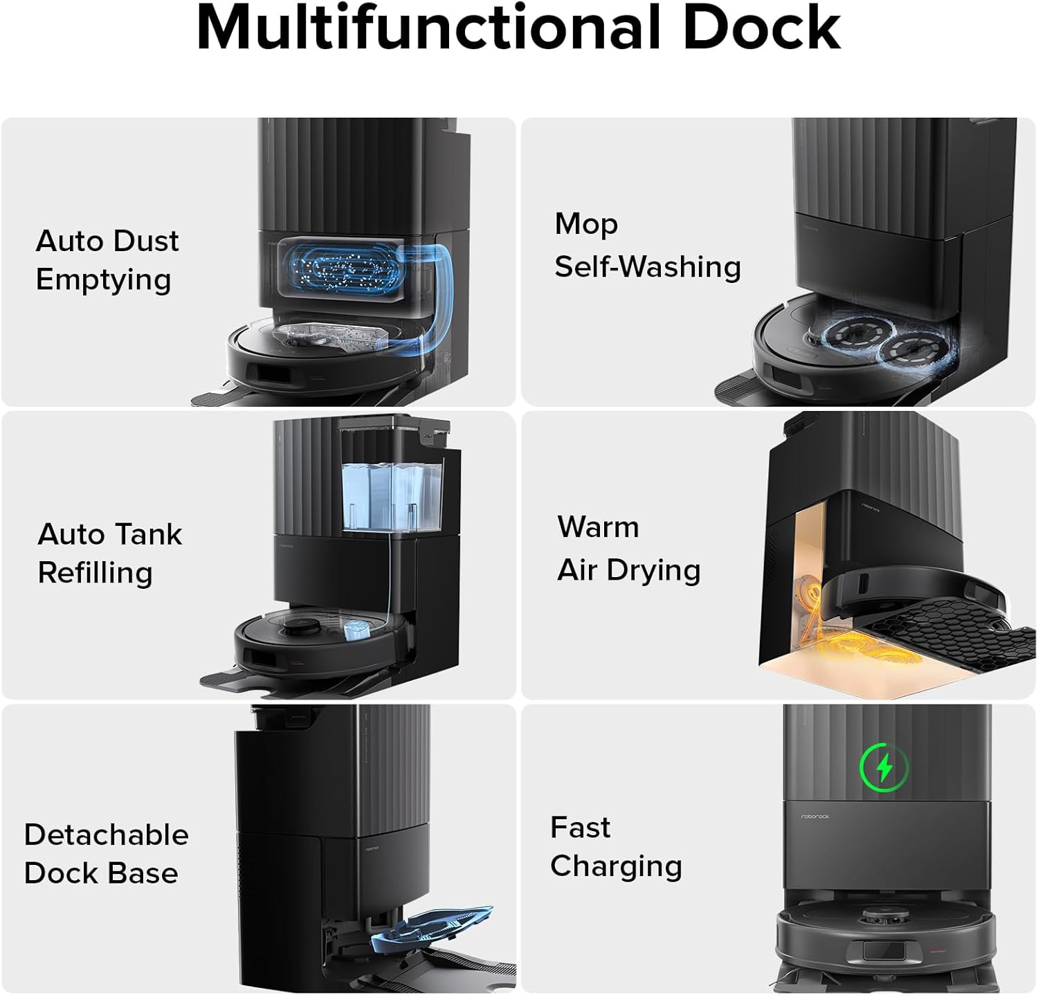 Robot Vacuum and Mop with Multi-Surface Floor P4491