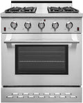 NXR 30" Stainless Steel Pro-Style Natural Gas Range with 4.5 cu.ft. Convection Oven SC3055