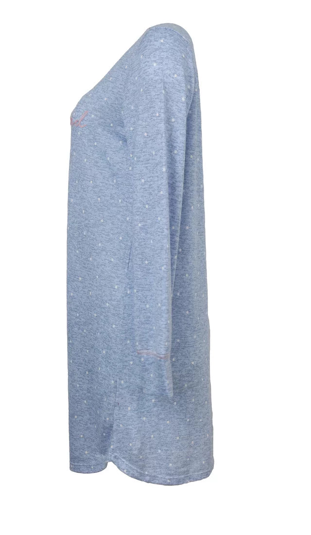 Women's Long Sleeve Night Gown Sleep Dress Z20772