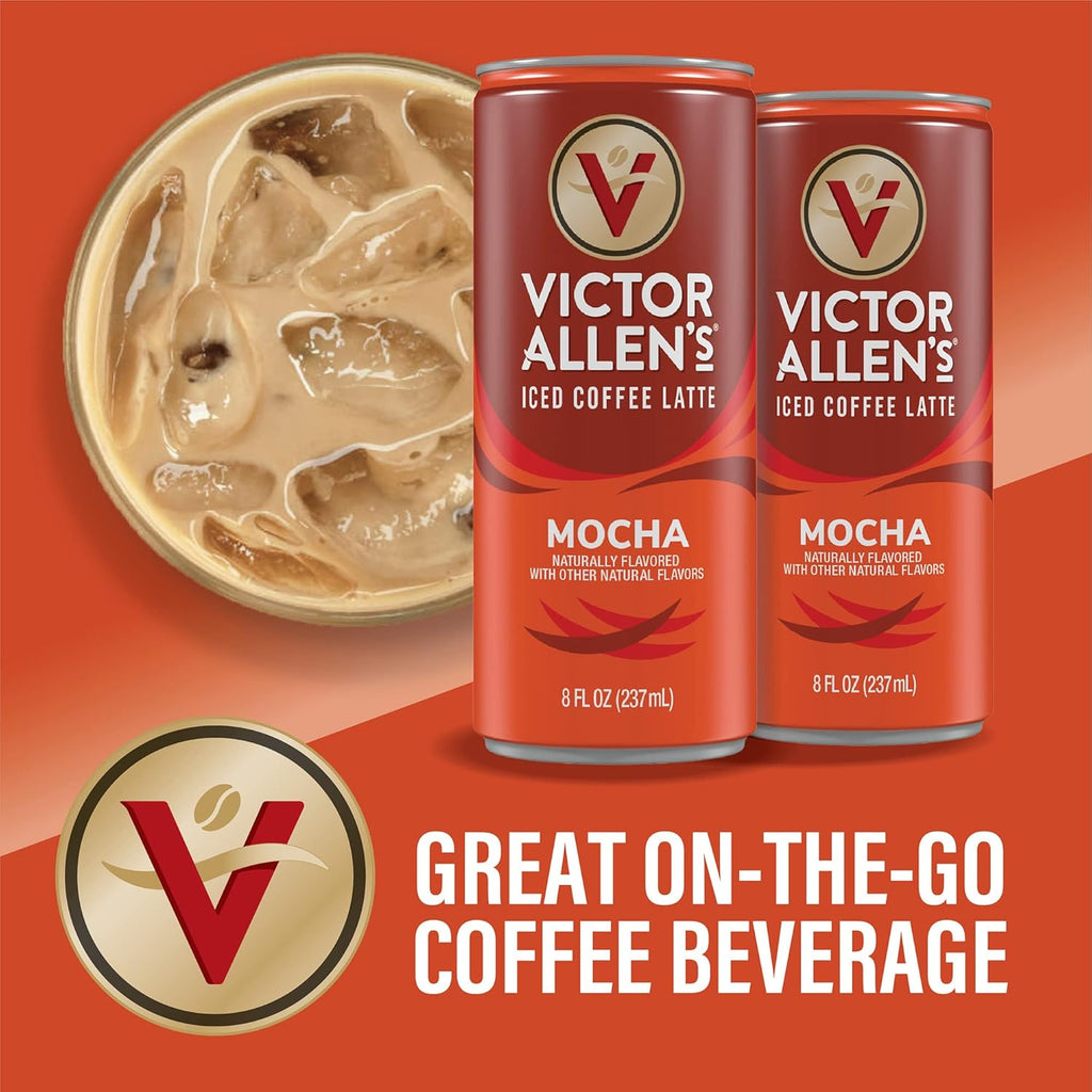 Iced Mocha Latte Canned Coffee, 8oz (12 Pack) S277410