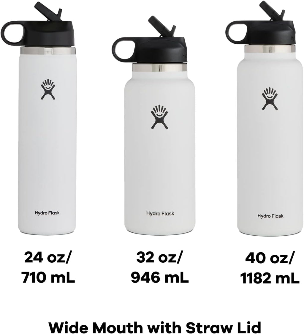 32 oz Wide Mouth Straw Lid Water Bottle R805