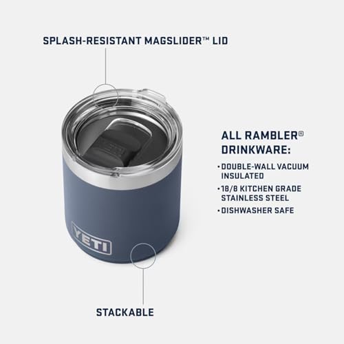 Vacuum Insulated Stainless Steel Stackable Lowball with Lid, 10 oz V4889