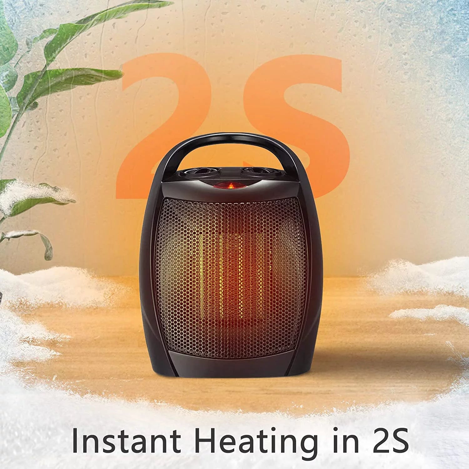 Portable Ceramic Space Heater for Indoor Use Q83892
