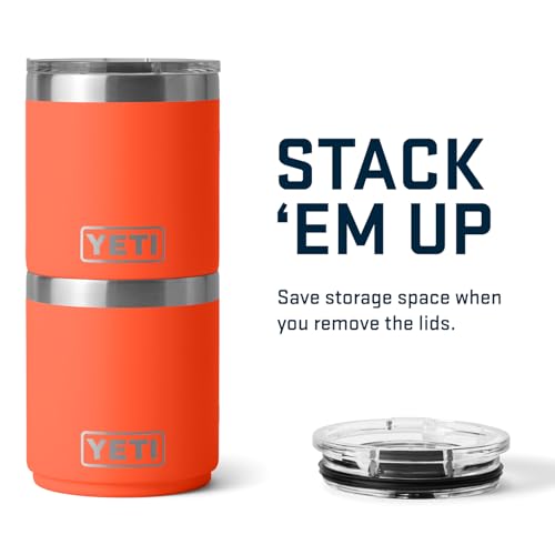 Vacuum Insulated Stainless Steel Stackable Lowball with Lid, 10 oz V4889
