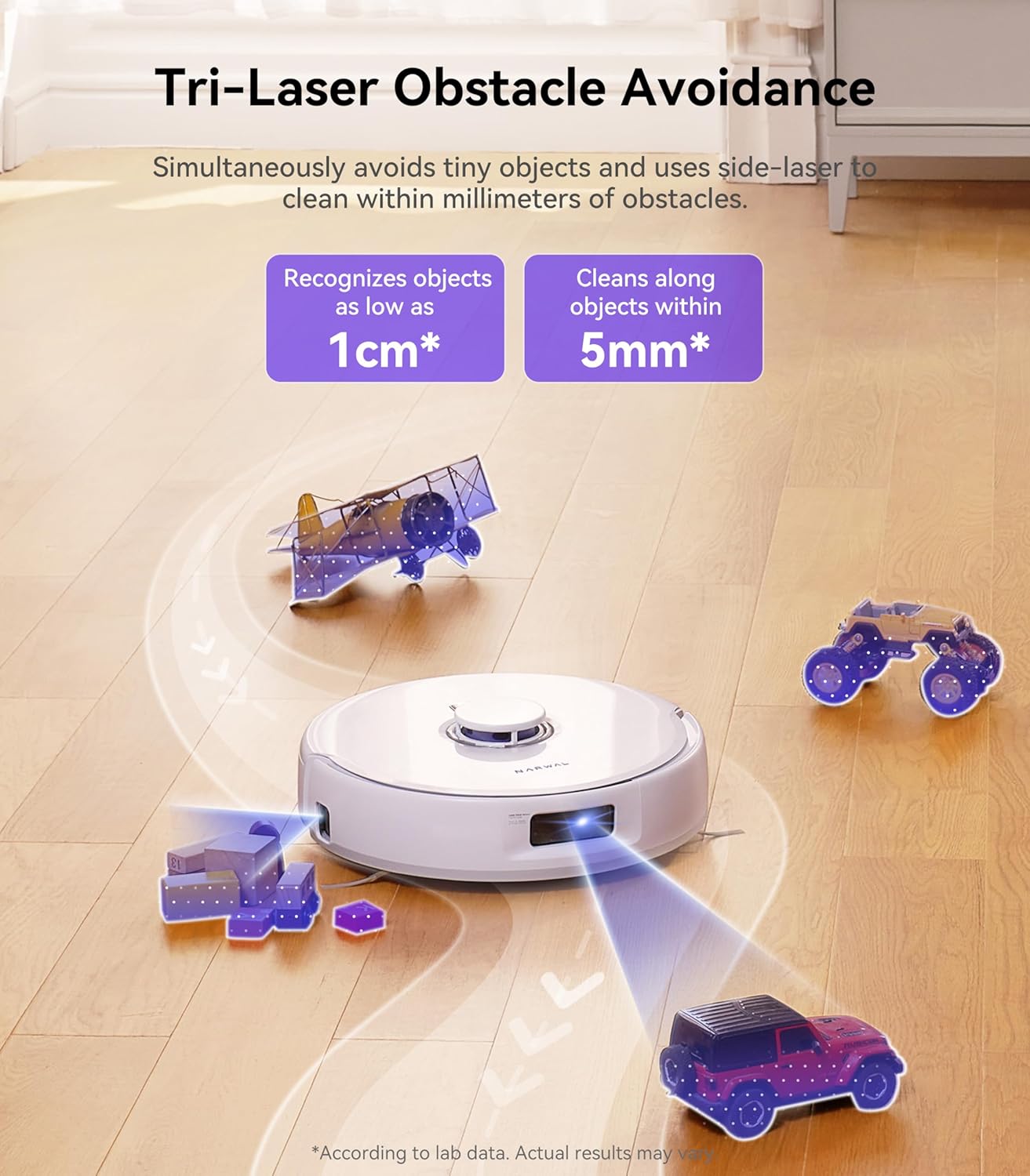 Robot Vacuum and Mop Combo with Auto Mop Drying, 8200 Pa Suction I6209