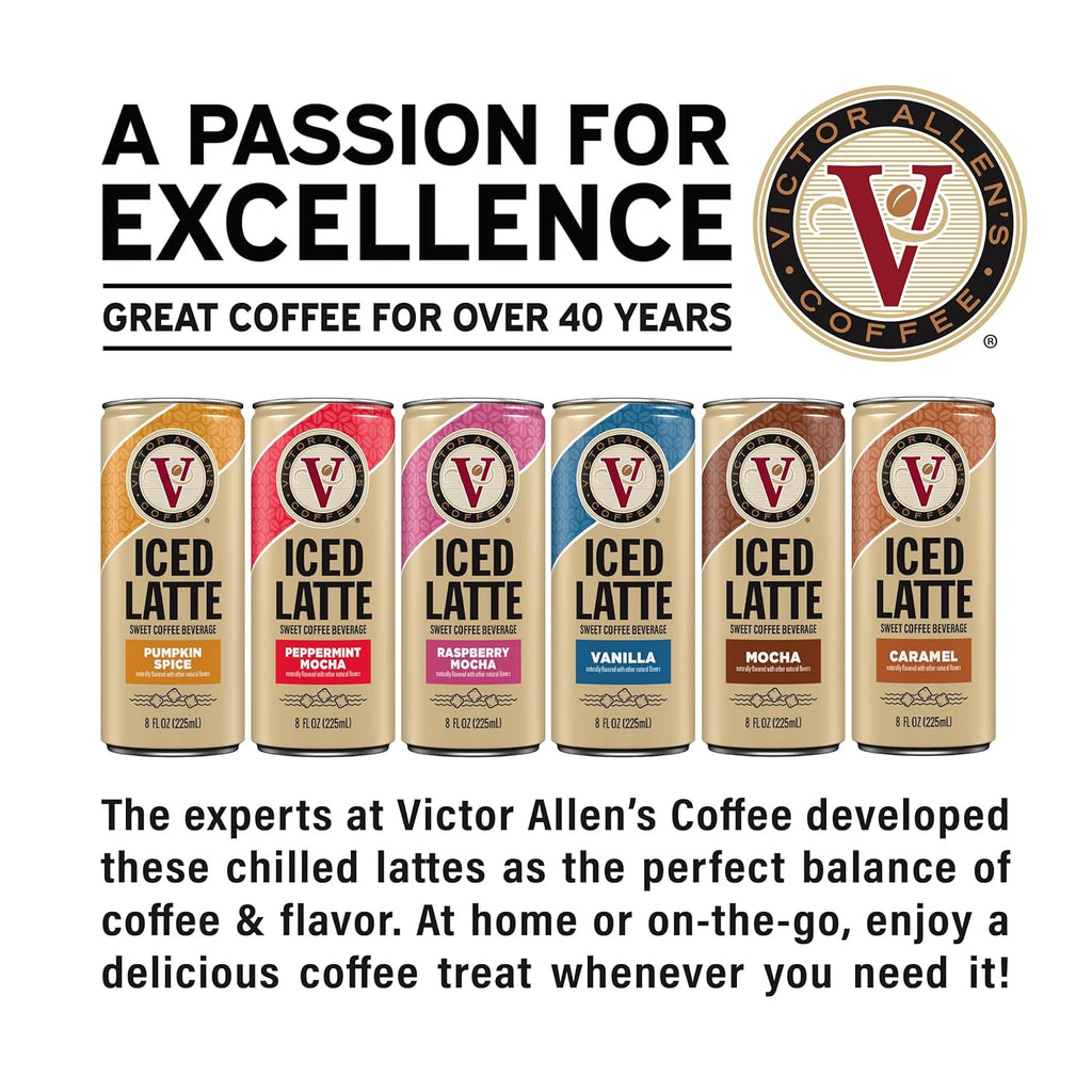 Iced Mocha Latte Canned Coffee, 8oz (12 Pack) S277410